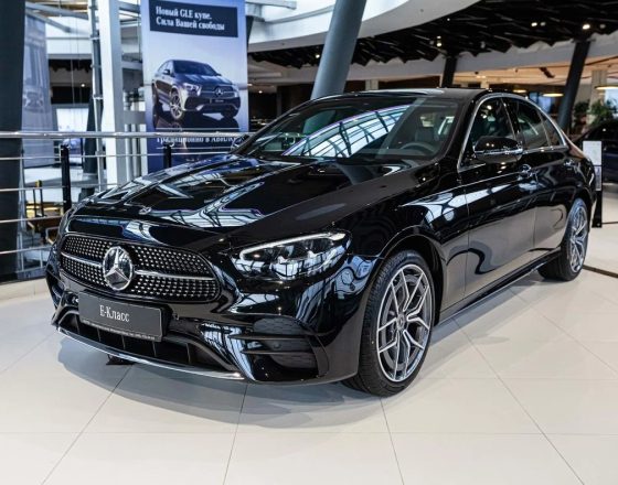 Mercedes E-class вид спереди
